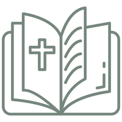icona raffigurante la bibbia mentre viene sfogliata