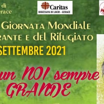 107ma giornata mondiale del migrante e del rifugiato-26 settembre 2021