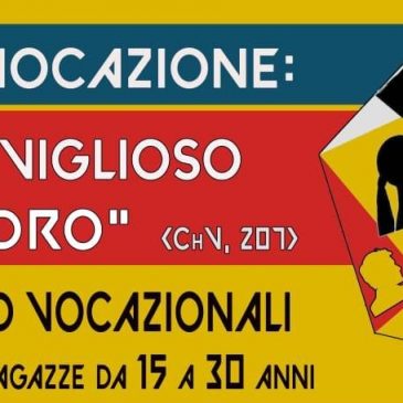 Weekend vocazionali: per ragazzi dai 15 ai 30 anni