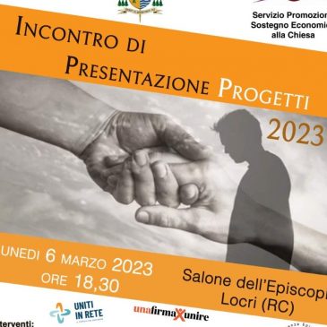 Incontro di presentazione progetti 2023